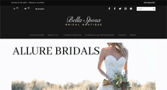 Desktop Screenshot of bellasposabridal.com