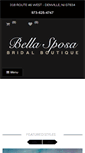 Mobile Screenshot of bellasposabridal.com